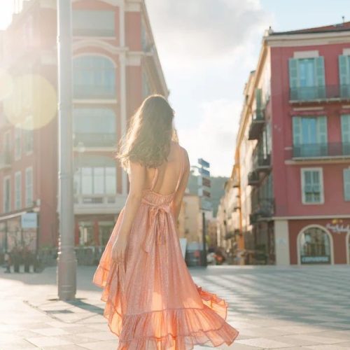 Indiana Saint Barth - Blush Pink Mini Dress