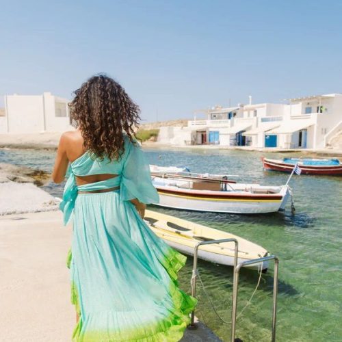 Indiana Saint Barth - Blush Pink Mini Dress