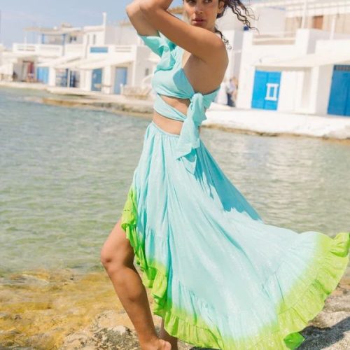 Indiana Saint Barth - Blush Pink Mini Dress