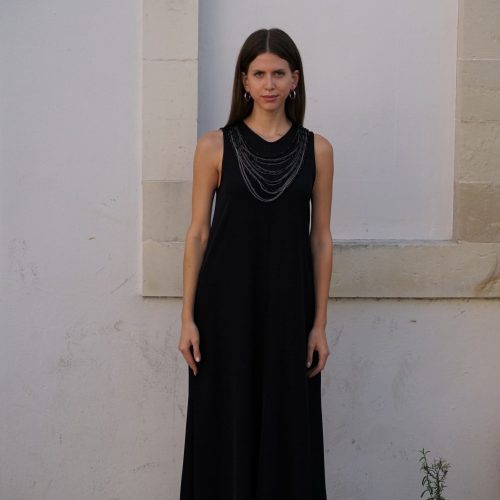 Sleeveless Black Dress