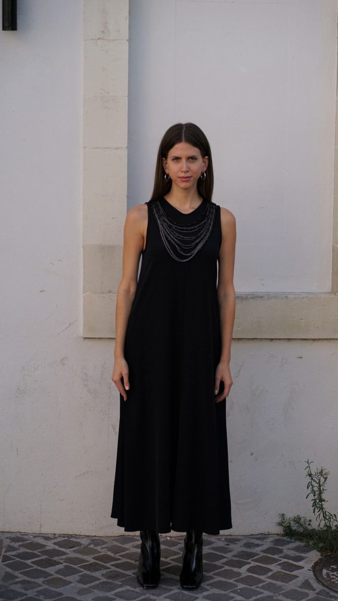 Sleeveless Black Dress
