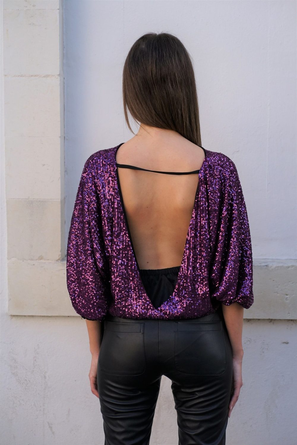 Spangled Purple Top