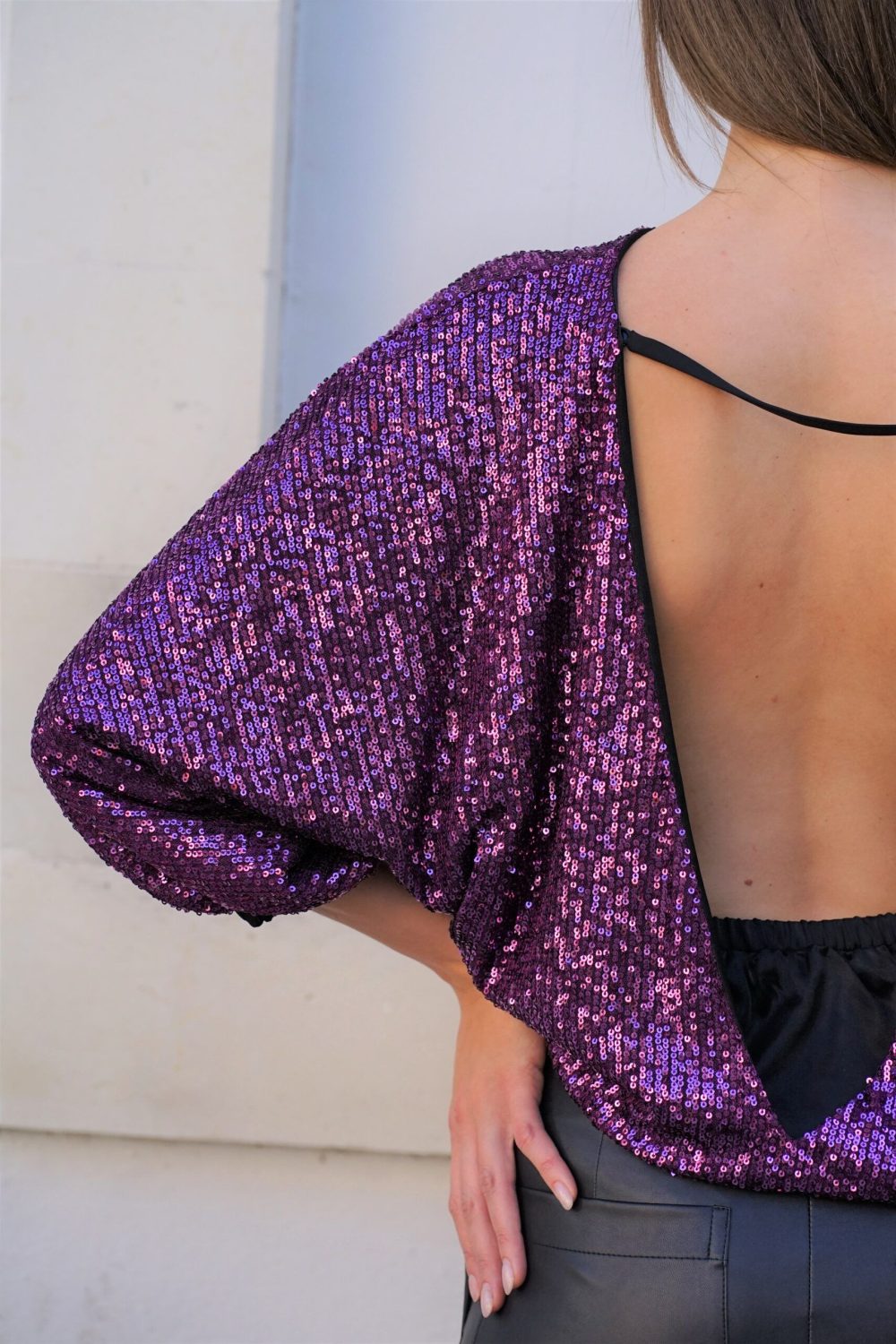 Spangled Purple Top