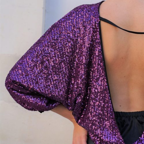 Spangled Purple Top