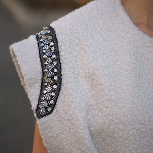 Sleeveless Vanilla Coat