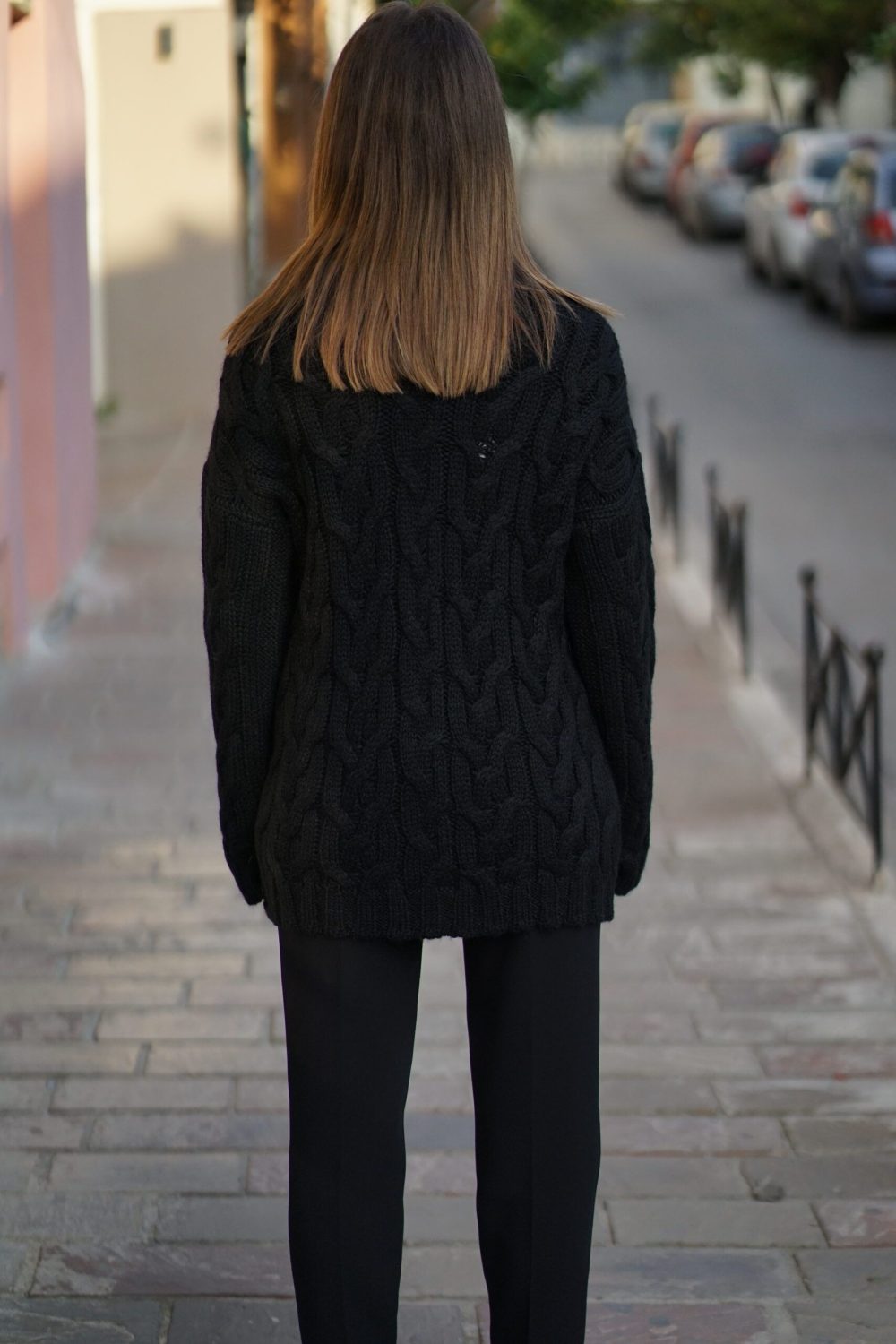 Black Knitted Sweater