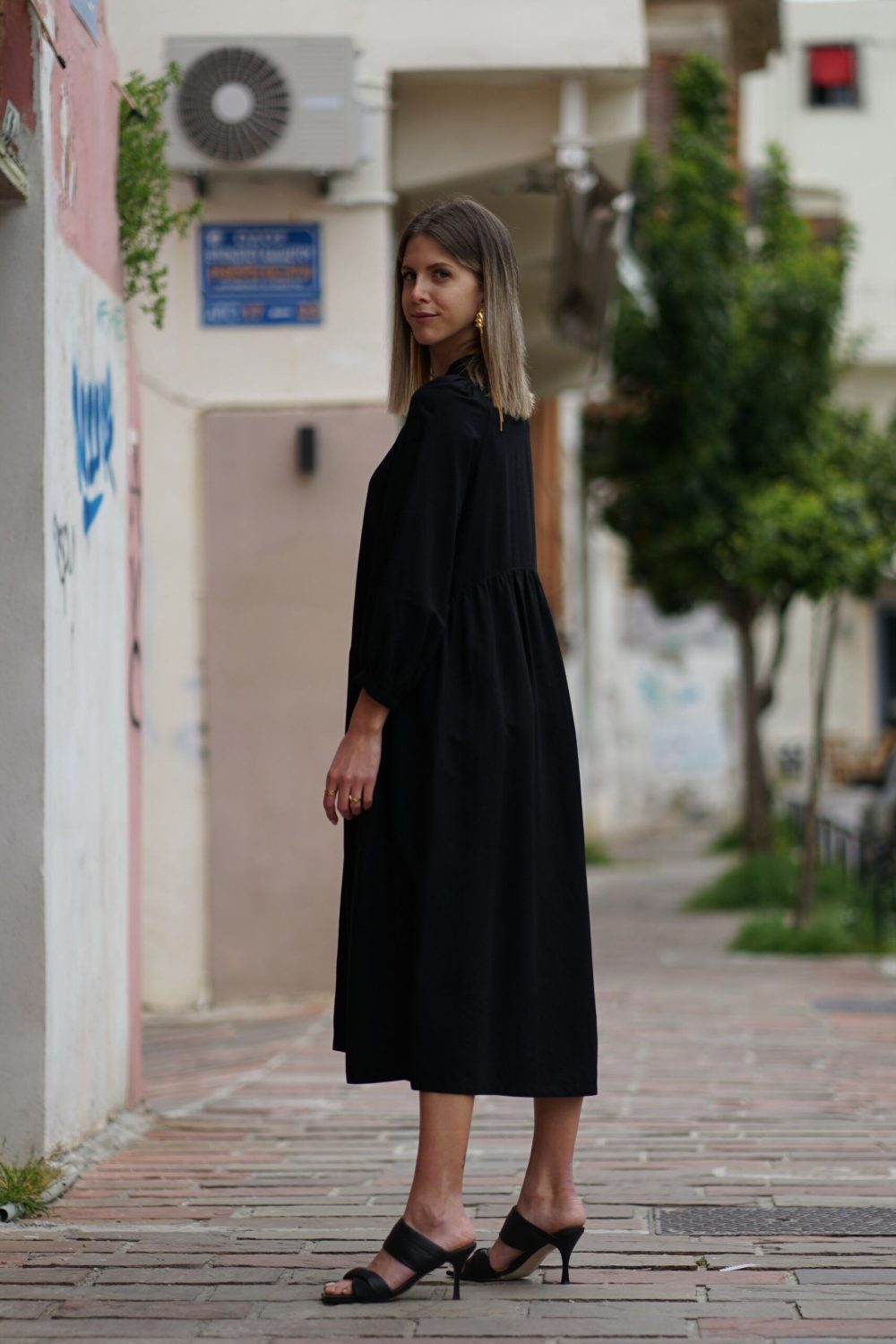Black Midi Dress