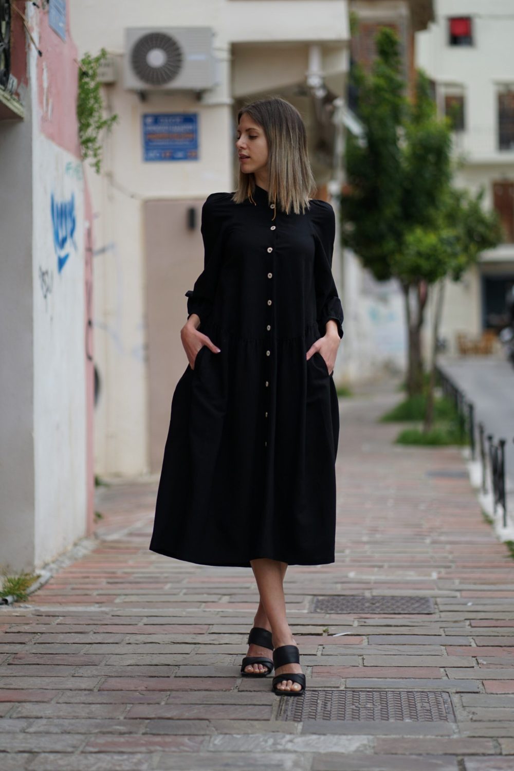 Black Midi Dress