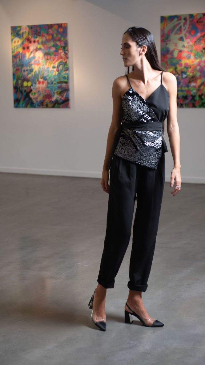 Sierra Top Black Sequin