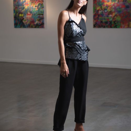 Sierra Top Black Sequin