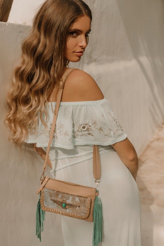 Eagle Turquoise Crossbody