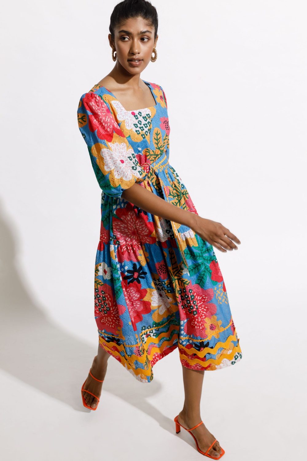 Sendra Blue Broderie Bomber