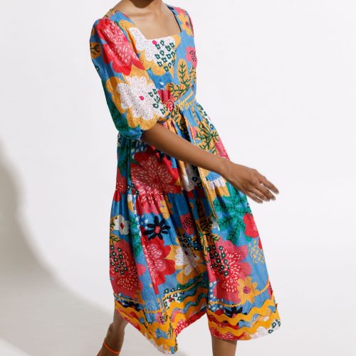 Sendra Blue Broderie Bomber