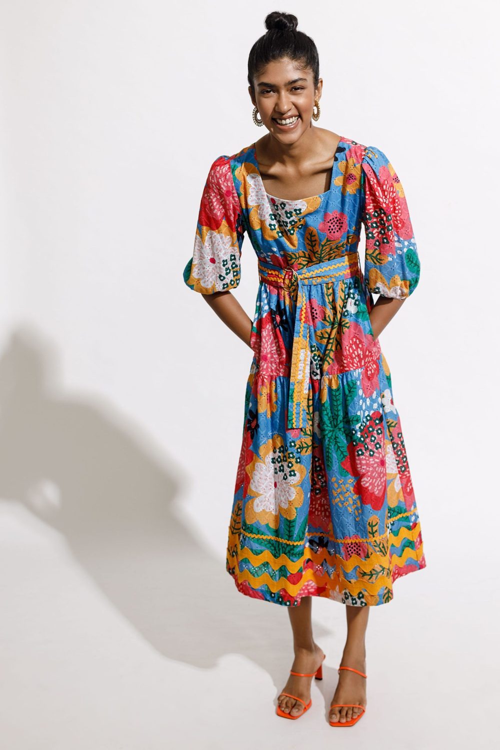 Sendra Blue Broderie Bomber