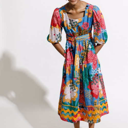 Sendra Blue Broderie Bomber