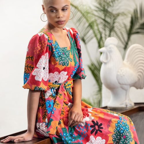 Sendra Blue Broderie Bomber