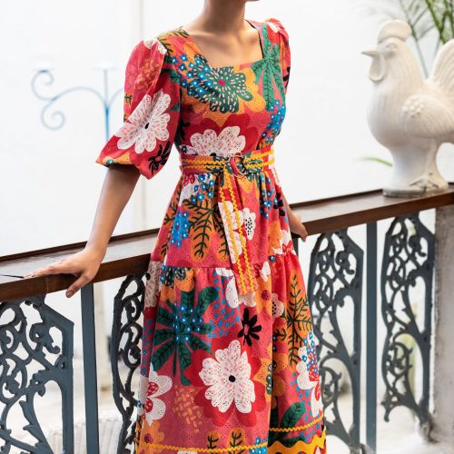 Sendra Blue Broderie Bomber