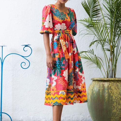 Sendra Blue Broderie Bomber