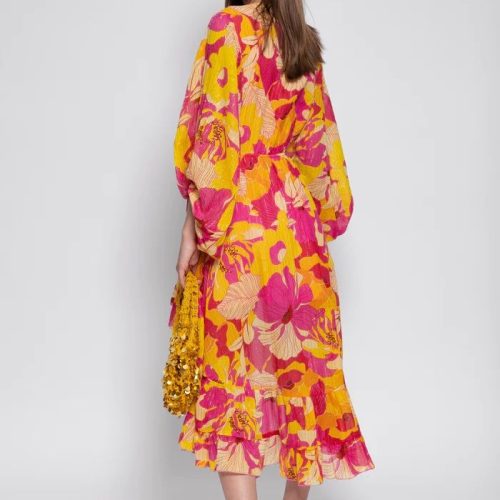 Esther Flowers Print - Midi Dress