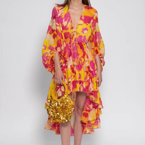 Esther Flowers Print - Midi Dress