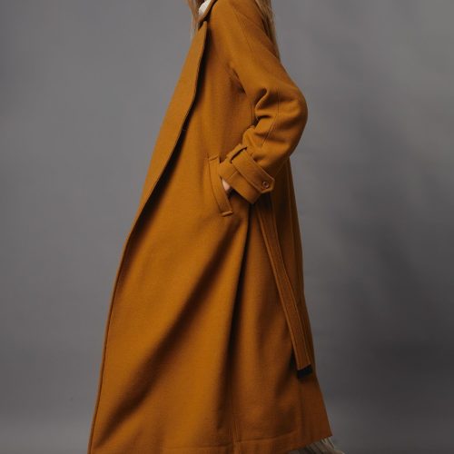 The Epaulet Oversized Coat Camel