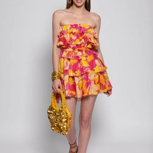 Indiana Saint Barth - Blush Pink Mini Dress