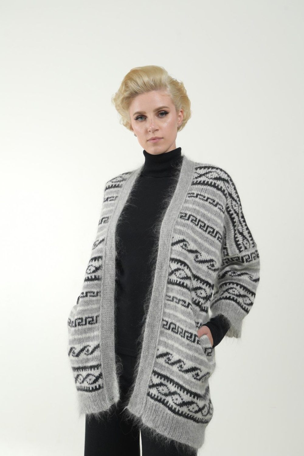 Soft Printed Cardigan