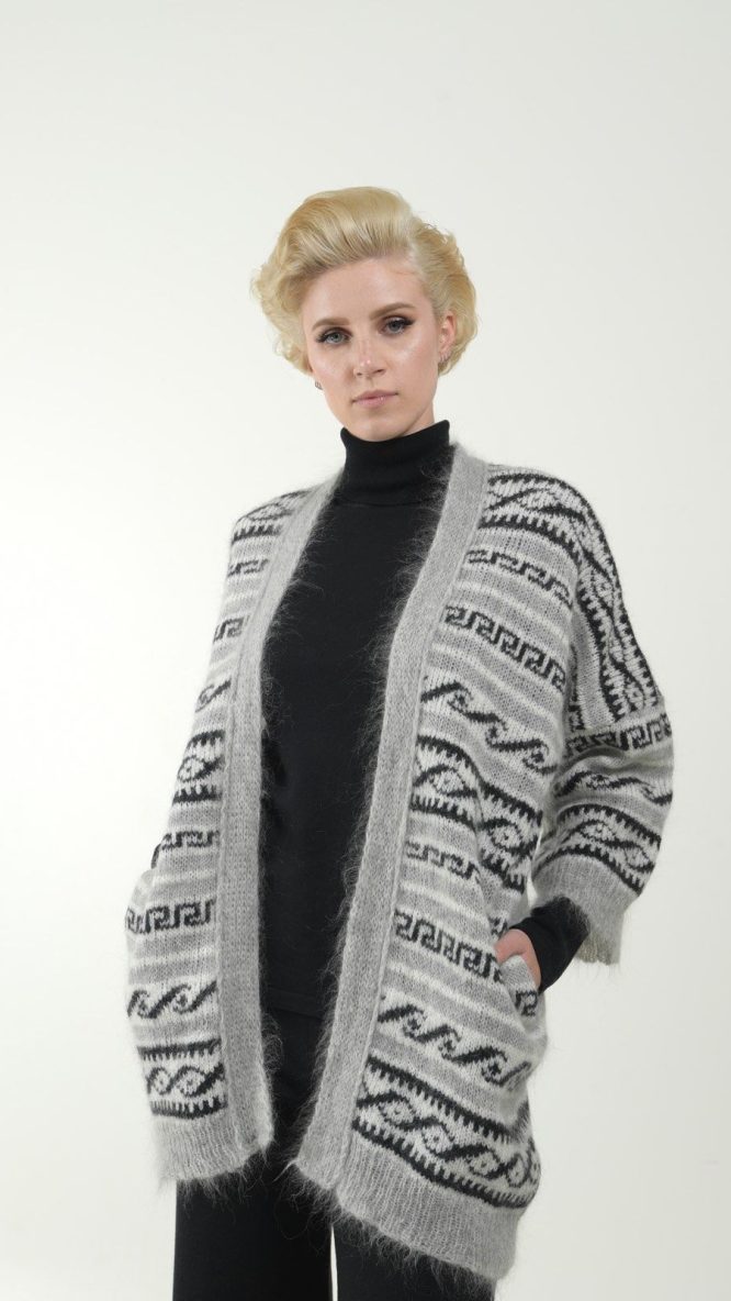 Soft Printed Cardigan