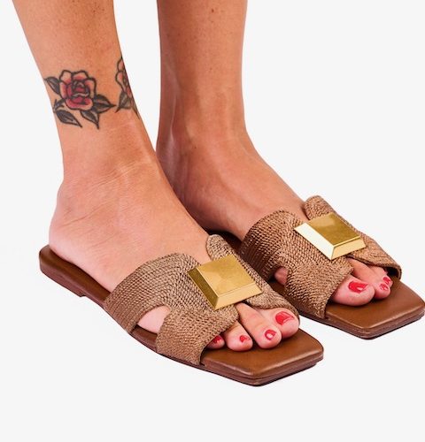 Glam Sandal Camel