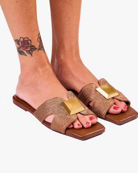 Glam Sandal Camel