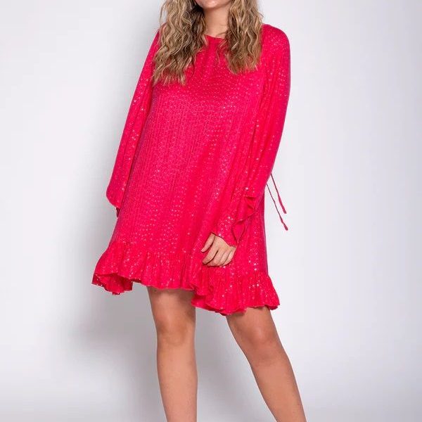 Indiana Saint Barth - Blush Pink Mini Dress