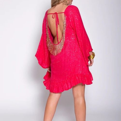 Indiana Saint Barth - Blush Pink Mini Dress