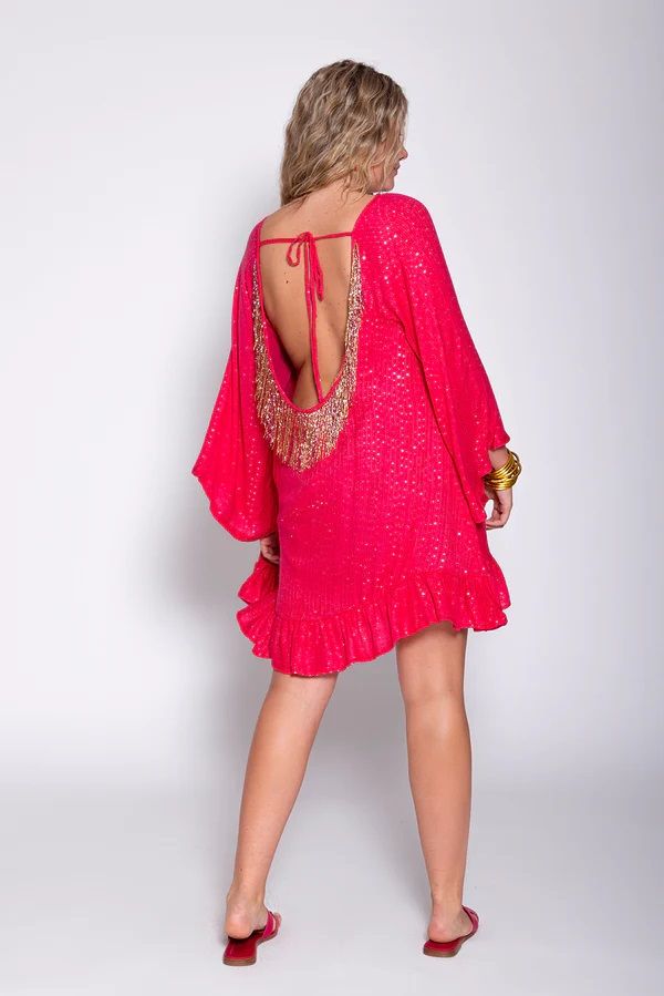 Indiana Saint Barth - Blush Pink Mini Dress