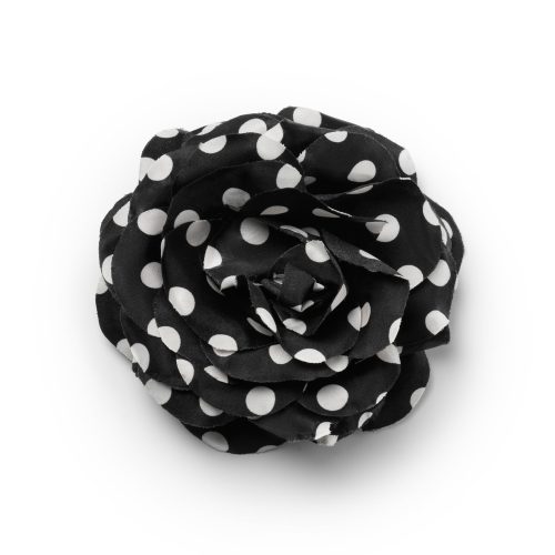 Polka Dot Flower Brooch