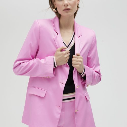 Americana Oversized Pink Blazer