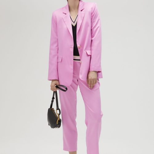 Americana Oversized Pink Blazer