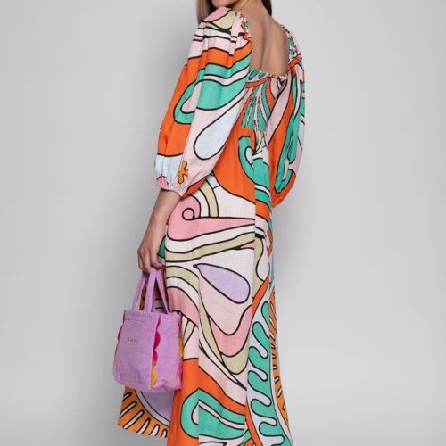 Megan Havana Big Tutti Frutti - Midi Dress