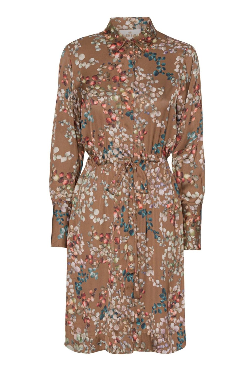 Nakita Dress – Melange Brown