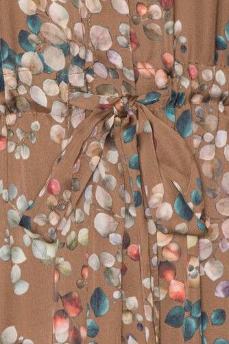 Nakita Dress – Melange Brown