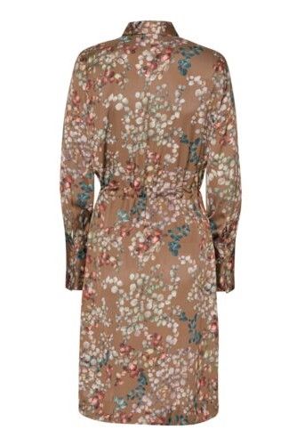 Nakita Dress – Melange Brown