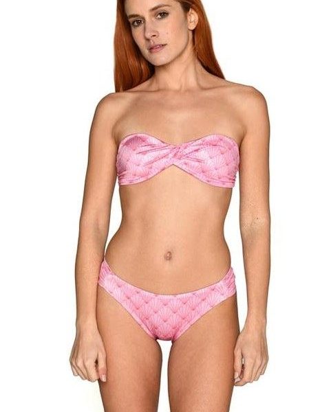 Pink Shell Bandeau Bikini