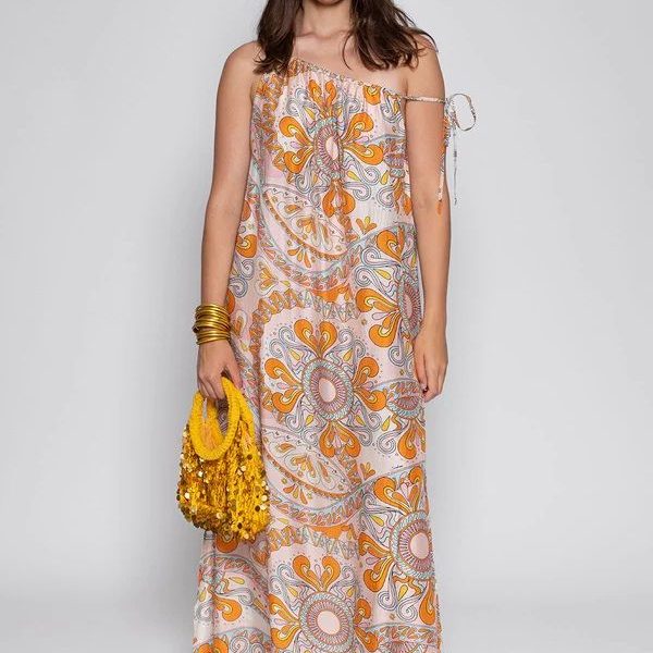 Solenne Havana Aquarelle - Maxi Dress