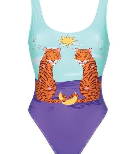 Tiger Printed Swimsuit