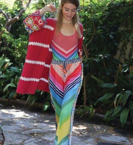 Striped Colorful Swimsuit