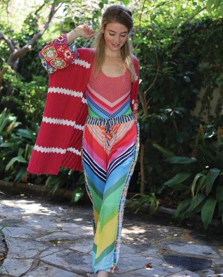 Striped Colorful Swimsuit