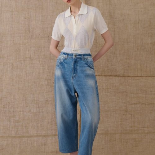 Loose-Fitting Denim Pants