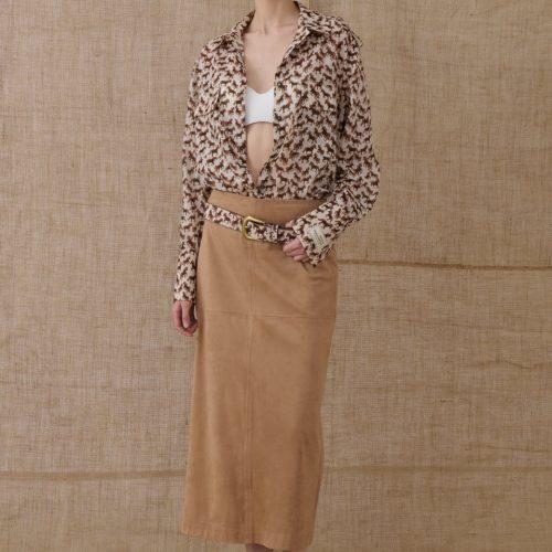 One Size Shirt with Animal Print