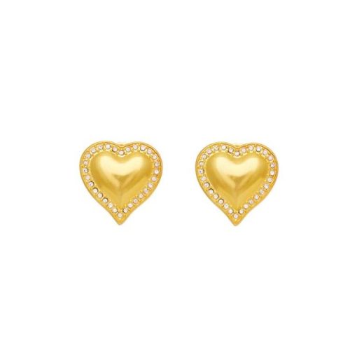 Allegra Gold Crystal Clips