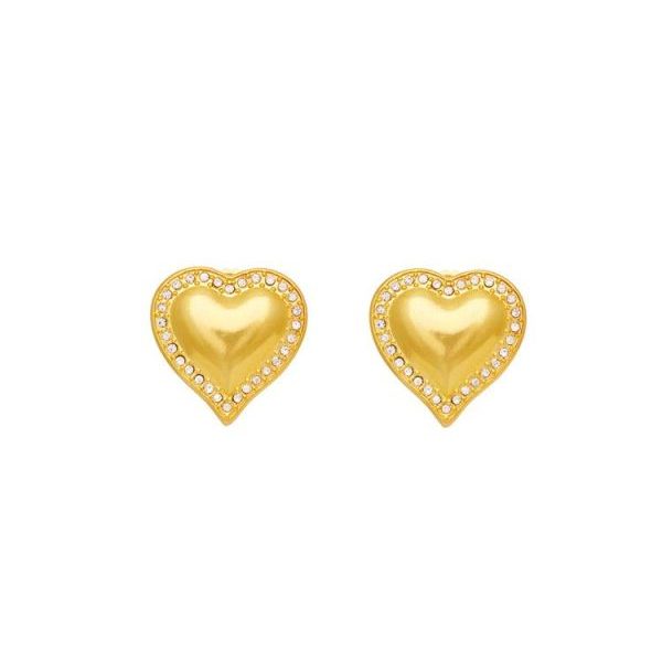 Allegra Gold Crystal Clips