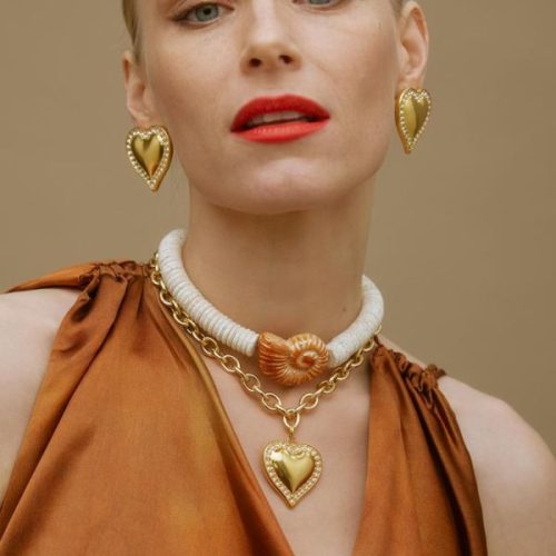 Allegra Gold Crystal Clips